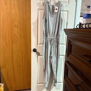 Mazik Heather Gray Jumpsuit